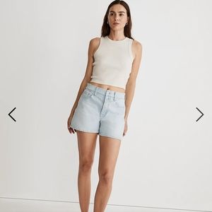 Madewell The Momjean Short in Essen Wash: Yoke Edition